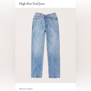 Abercrombie & Fitch The Dad High Rise jeans size 2/26